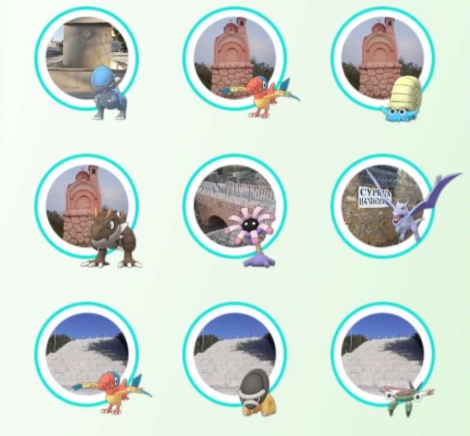 All the fossil Pokemon were available in the wild.