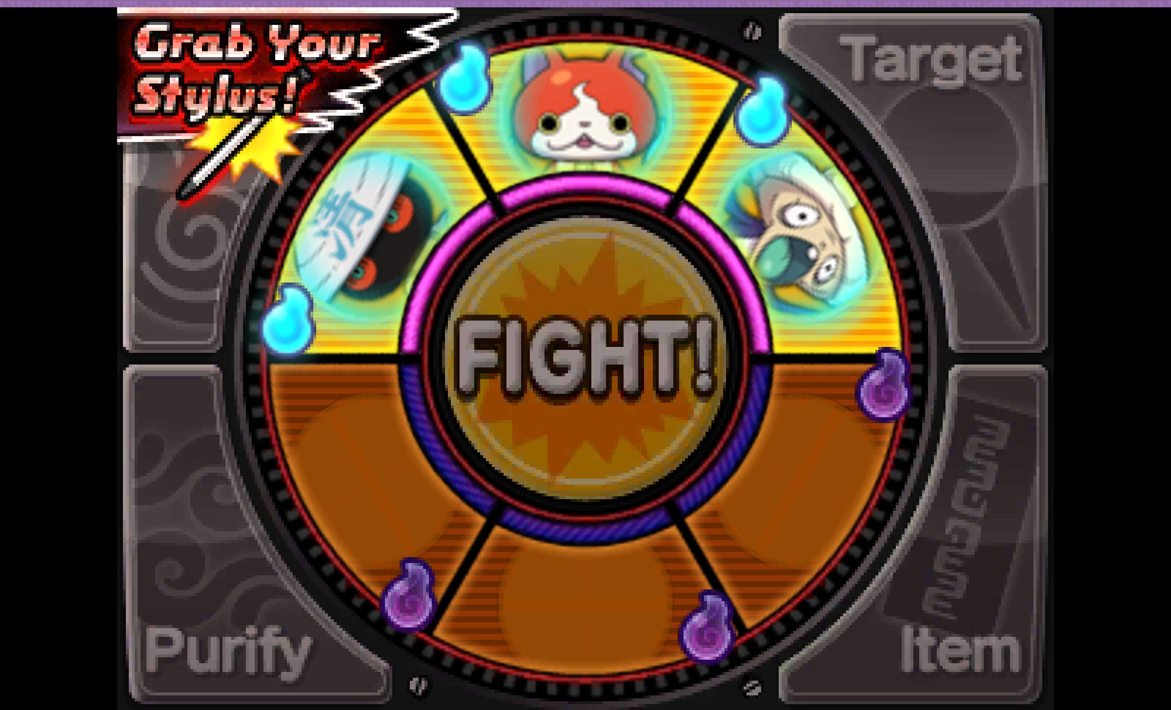 A wheel containing the Yokai in Your Party