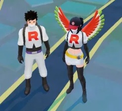 Two friends using Party Play in Pokemon GO