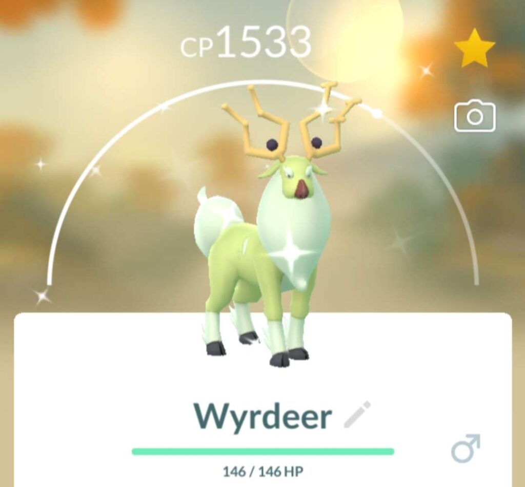 Shiny Wyrdeer
