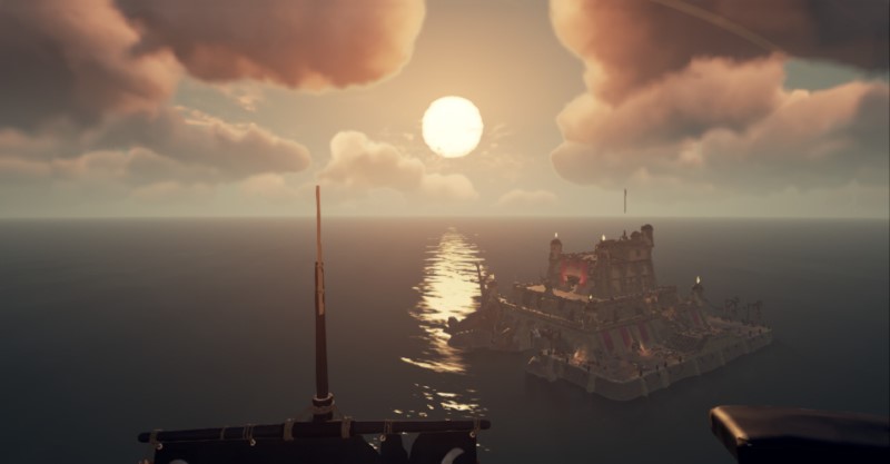 A Sea Fort in the Sea of Thieves