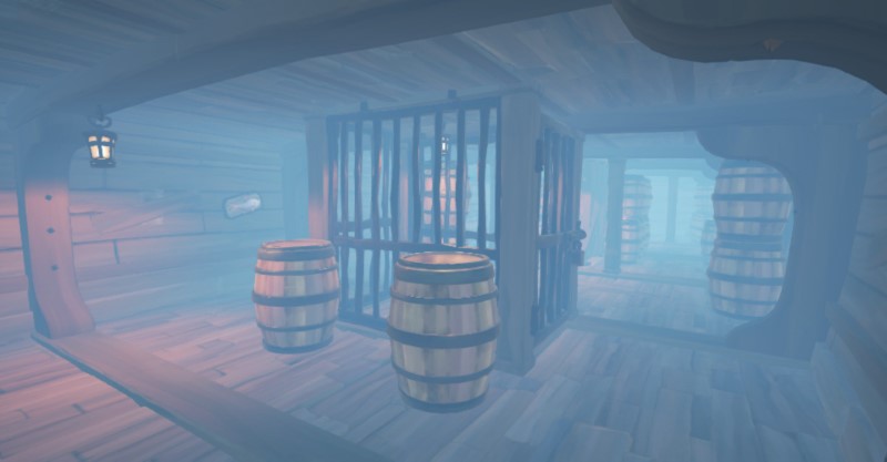In the belly of the Galleon