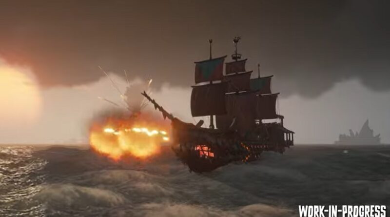 The Burning Blade, a ship you can hijack and control