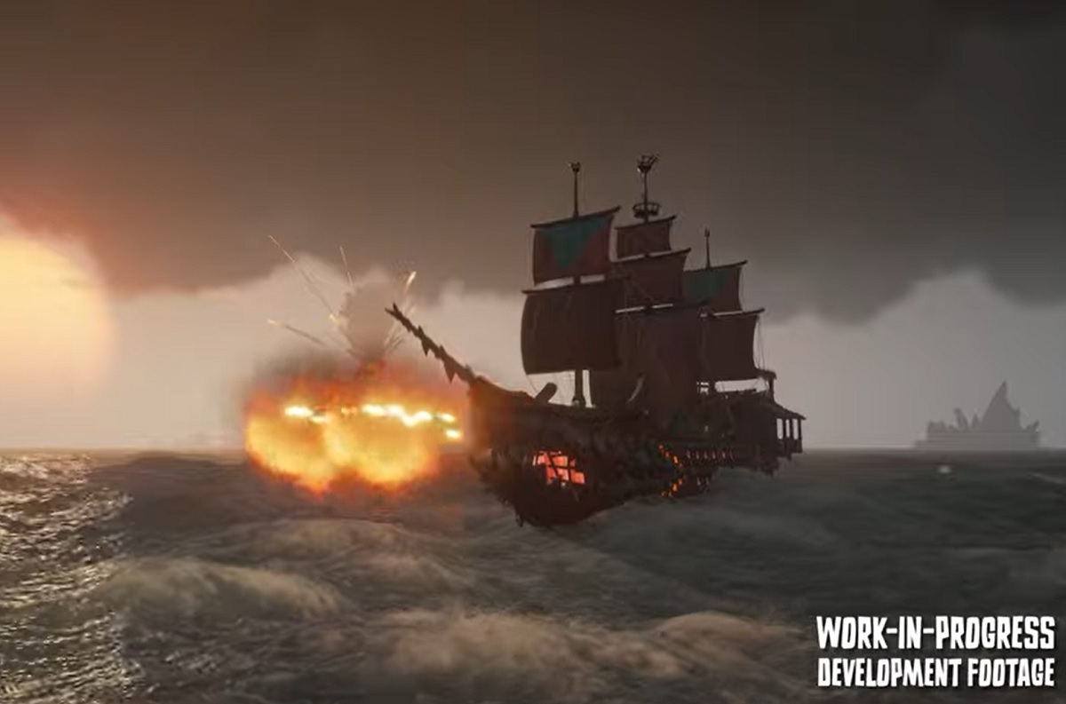 The Burning Blade, a ship you can hijack and control