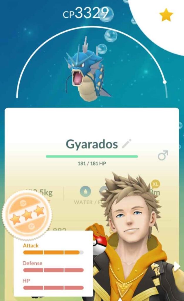 Level 39 Mighty Gyarados